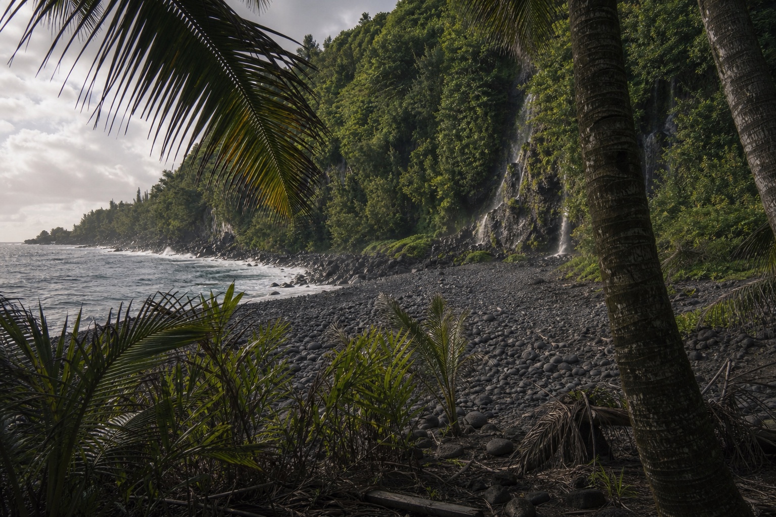 Anse des Cascades, vue 2