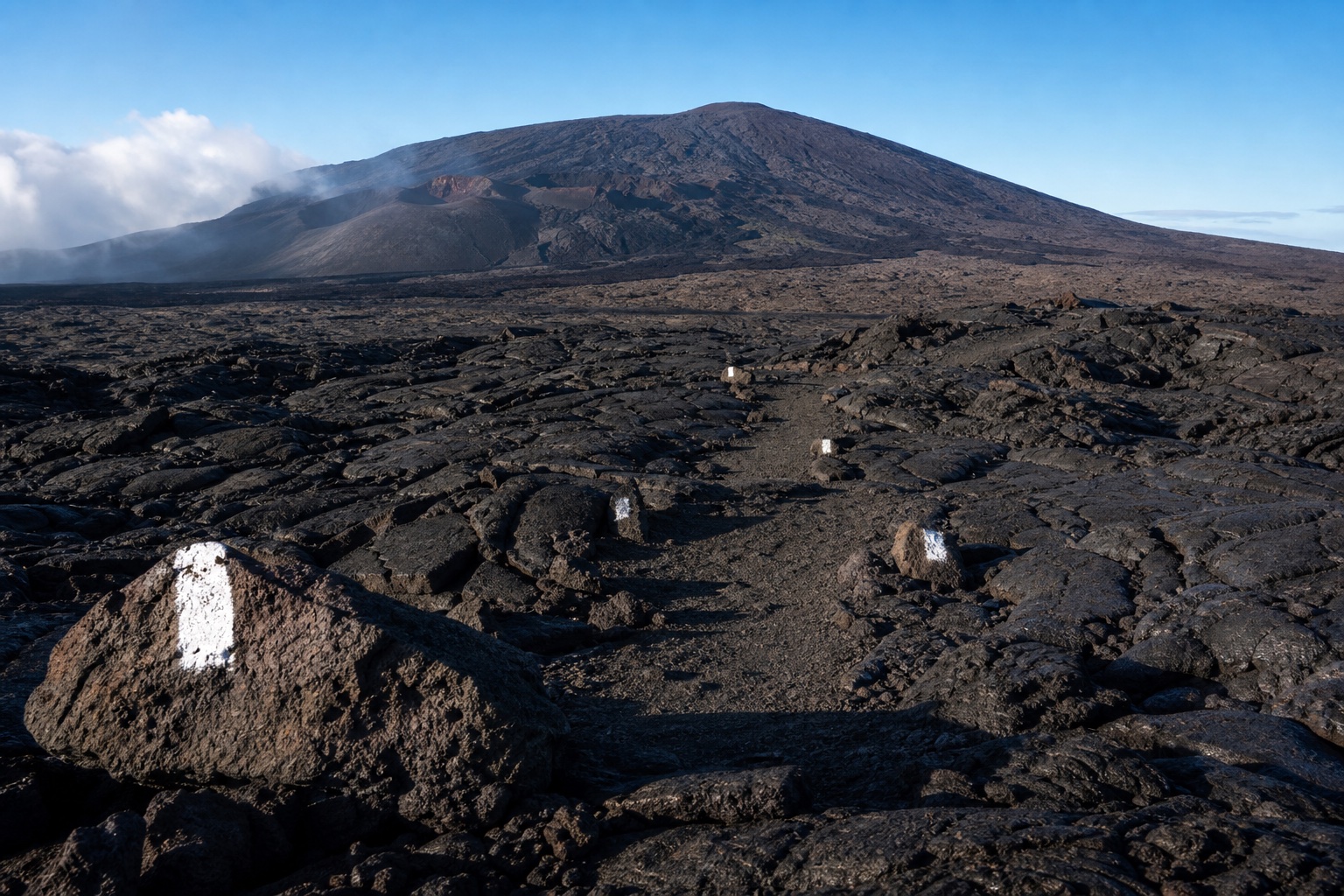 Explorer les paysages du volcan