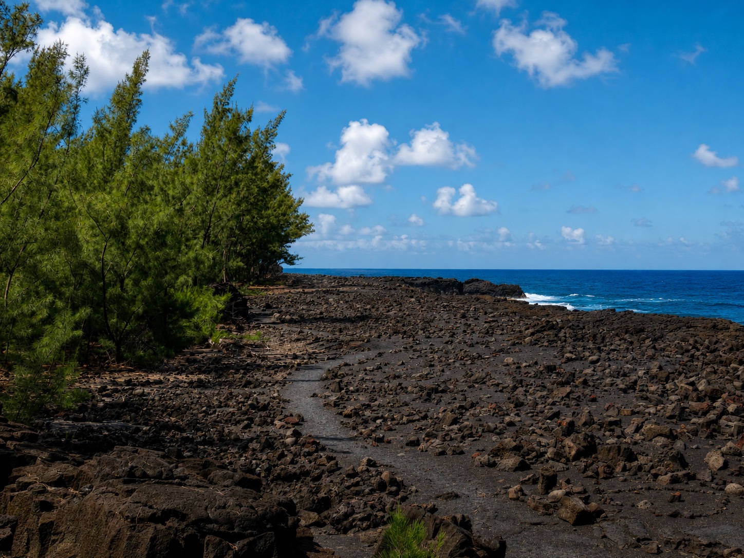 Les paysages volcaniques de la Pointe de la Table