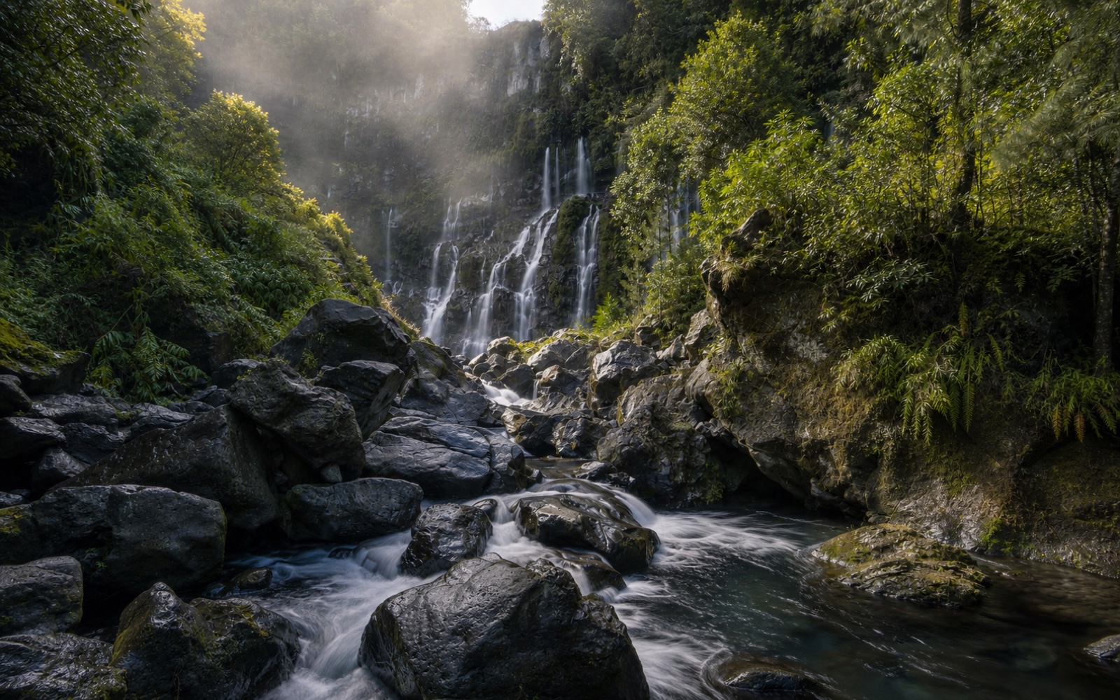 Canyoning dans les ravines